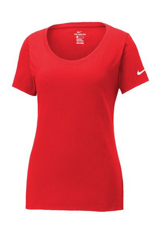 Nike NKBQ5234 - Womens Dri-FIT Cotton/Poly Scoop Neck Tee. NKBQ5234