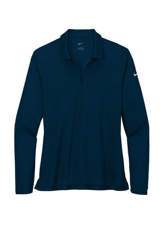Nike NKDC2105 - Womens Dri-FIT Micro Pique 2.0 Long Sleeve Polo NKDC2105