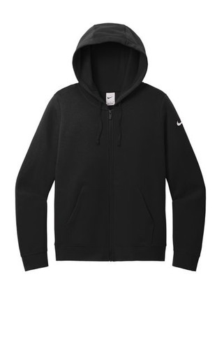 Nike NKFD9890 - Womens Club Fleece Sleeve Swoosh Full-Zip Hoodie NKFD9890