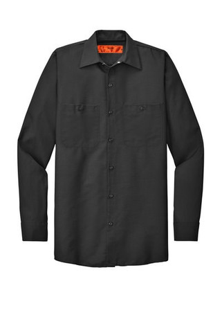 Red Kap SP14LONG - Long Size, Long Sleeve Industrial Work Shirt. SP14LONG