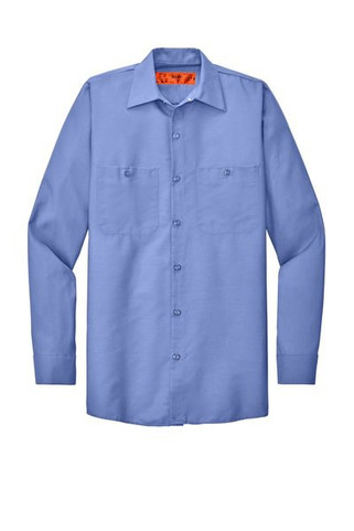 Red Kap SP14LONG - Long Size, Long Sleeve Industrial Work Shirt. SP14LONG