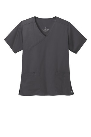 Wink WW4760 - Top de simulación envolvente WorkFlex para mujeres WW4760