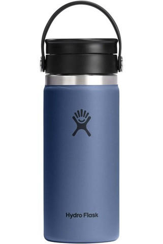 Hydro Flask 100988 - Gobelet isotherme en acier inoxydable Hydro Flask à large goulot de 473 ml, avec couvercle Flex Sip™