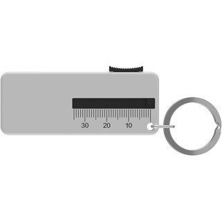 Rove recycled tyre tread check keychain - EgotierPro 130094