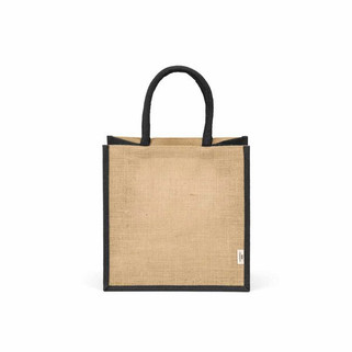 AODACi ASB029 - Sac de courses Nuptse en jute. Poignées de 34 cm