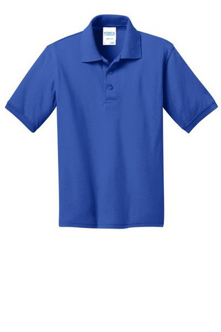 Port & Company KP55Y - Port & Company® Youth Core Blend Jersey Knit Polo