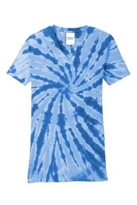 Port & Company LPC147V - Ladies Tie-Dye V-Neck Tee