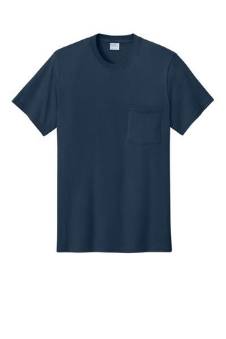 Port & Company PC54P - Core Cotton Pocket Tee