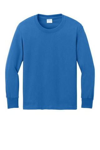 Port & Company PC54YLS - Port & Company® Youth Long Sleeve Cotton T-Shirt