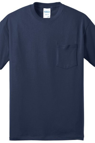Port & Company PC55P - Port & Company® Core Blend Pocket Tee