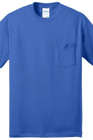 Port & Company PC55PT - Tall Core Blend Pocket Tee