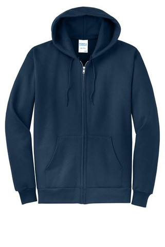 Port & Company PC78ZH - Core Fleece Full-Zip Hooded Sweatshirt