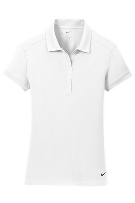 Nike 746100 - Women's Dri-FIT Solid Icon Pique Modern Fit Polo. 746100