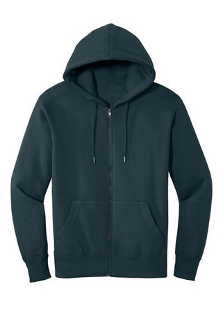 District DT1103 - Perfect Weight Fleece Full-Zip Hoodie DT1103