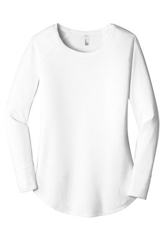 District DT132L - Camiseta túnica de manga larga Perfect Tri para mujer. DT132L