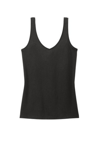 District DT154 - Womens Perfect Blend CVC V-Neck Tank DT154