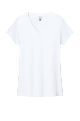 District DT5002 - Camiseta de Concierto para Mujeres Cuello en V DT5002