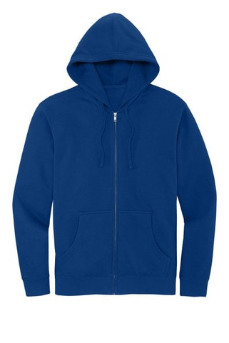 District DT6102 - Sudadera con capucha de vellón con cremallera completa V.I.T. DT6102