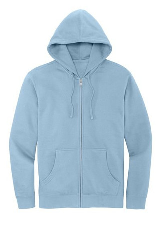 District DT6102 - Sudadera con capucha de vellón con cremallera completa V.I.T. DT6102