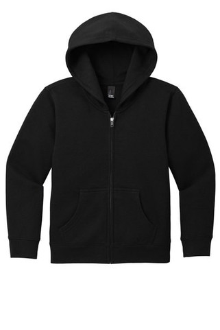 District DT6102Y - Youth V.I.T. Fleece Full-Zip Hoodie DT6102Y