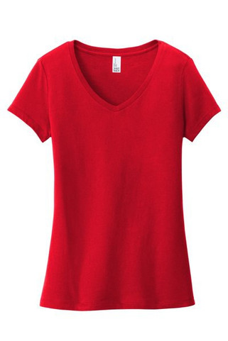District DT6503 - Womens Very Important Tee V-Neck. DT6503