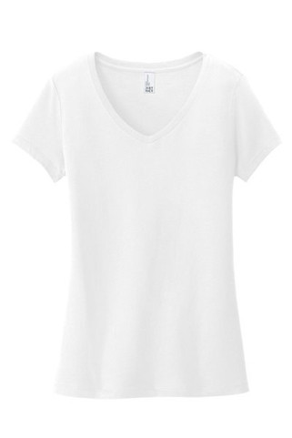 District DT6503 - Camiseta de Cuello en V Muy Importante para Mujeres. DT6503