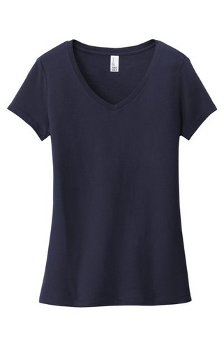 District DT6503 - Camiseta de Cuello en V Muy Importante para Mujeres. DT6503