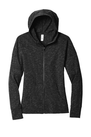 District DT665 - Womens Medal Full-Zip Hoodie. DT665