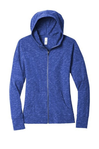 District DT665 - Sudadera con capucha y cremallera completa para mujer. DT665
