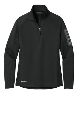 Eddie Bauer EB235 - Fleece de rendimiento con media cremallera para mujer. EB235