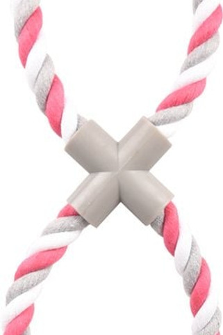 Flamingo f-507433 - Jouet Corde à tirer Forme en 8 Fuchsia