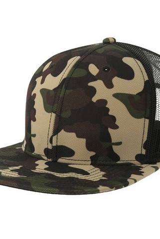 ATLANTIS HEADWEAR AT263 - Eco-Friendly Mesh Back Trucker Cap with Snapback