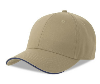 ATLANTIS HEADWEAR AT291 - Casquette 6 pans visière sandwich