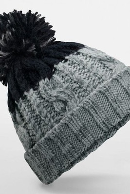 Beechfield BF437 - Vinterkomfort To-Tone Lue med Sheepskin