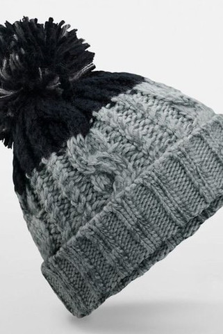 Beechfield BF437 - Vinterkomfort To-Tone Lue med Sheepskin