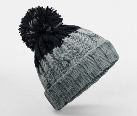 Beechfield BF437 - Czapka Zimowa z Dwukolorowym Designem i Sheepskin
