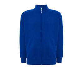 JHK JK296 - Unisex Classic Zip-Up Sweater with High Collar