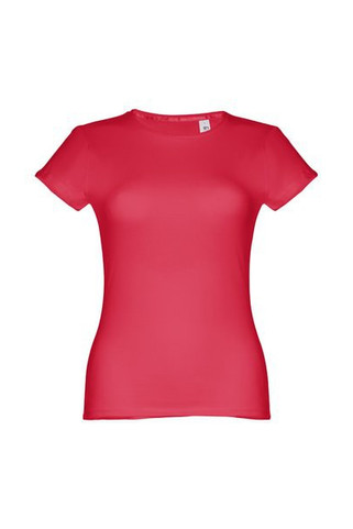 TH Clothes 11155 - Naisten vyöllä varustettu puuvillainen T-paita