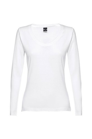 TH Clothes 11165 - Pitkähihainen vyöllä varustettu naisten T-paita