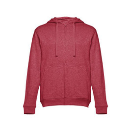 TH Clothes 11179 - Men's hoodie in cotton and polyester with full zip