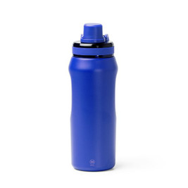 Stamina BI2016 - GERALD Bottle with a body made from recycled double wall 304 stainless steel and a translucent Tritan lid with an integrated screw cap dispenser