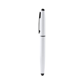 Stamina BL1994 - KURUA Roller ballpoint pen with rounded body made from recycled aluminium