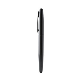 Stamina BL1994 - KURUA Roller ballpoint pen with rounded body made from recycled aluminium
