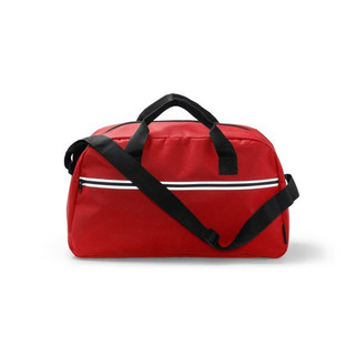 Stamina BO1584 - WILKINS Sports bag made of 300D RPET with zip closure and front pocket with reflective band