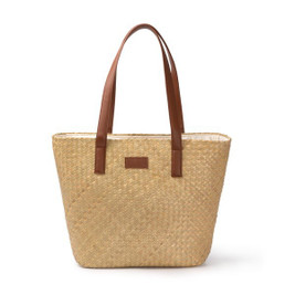 Stamina BO1956 - MIYAKO Handbag with a straw exterior and cotton inner lining