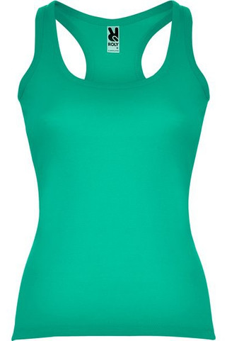 Roly CA6517 - CAROLINA Fitted style tank top with wide and round ribbed neckline and armholes
