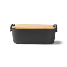 Stamina FI1789 - BRIOX Lunch box with PP body and lid made of bamboo with safety closure
