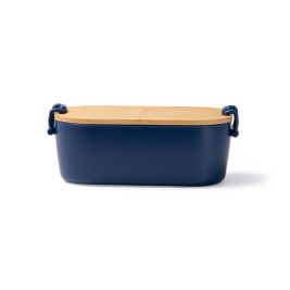 Stamina FI1789 - BRIOX Lunch box with PP body and lid made of bamboo with safety closure