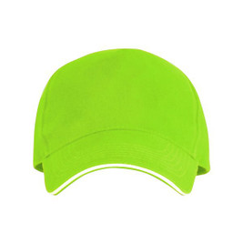 ERIS 5-panel cap with contrasting sandwich and four embroidered vent eyelets - EgotierPro GO7019