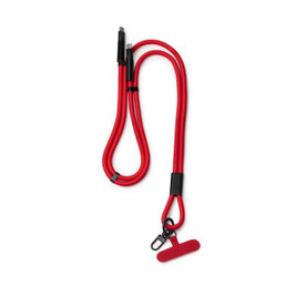 Stamina IA1862 - DENKI Lanyard with charging cable made from recycled nylon